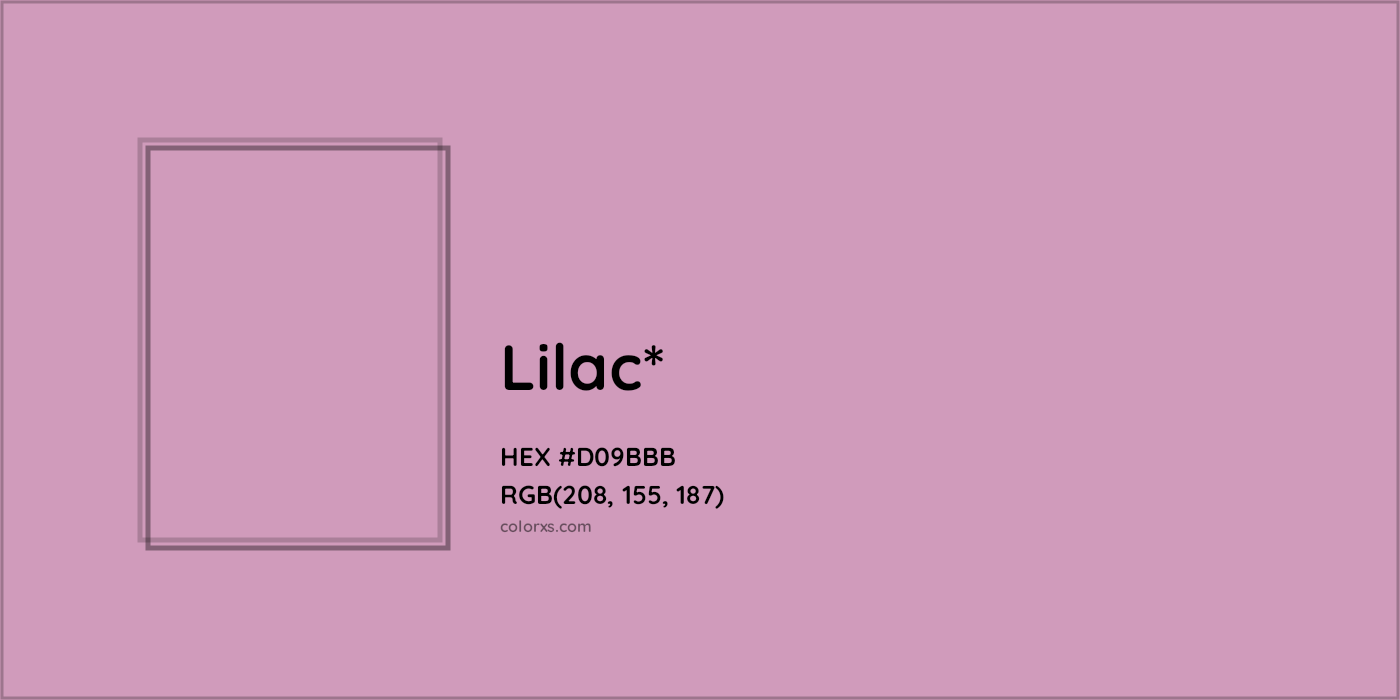 HEX #D09BBB Color Name, Color Code, Palettes, Similar Paints, Images