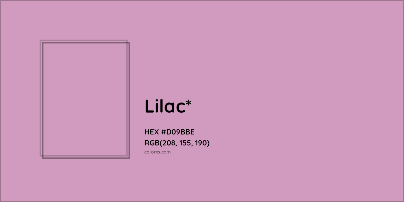 HEX #D09BBE Color Name, Color Code, Palettes, Similar Paints, Images