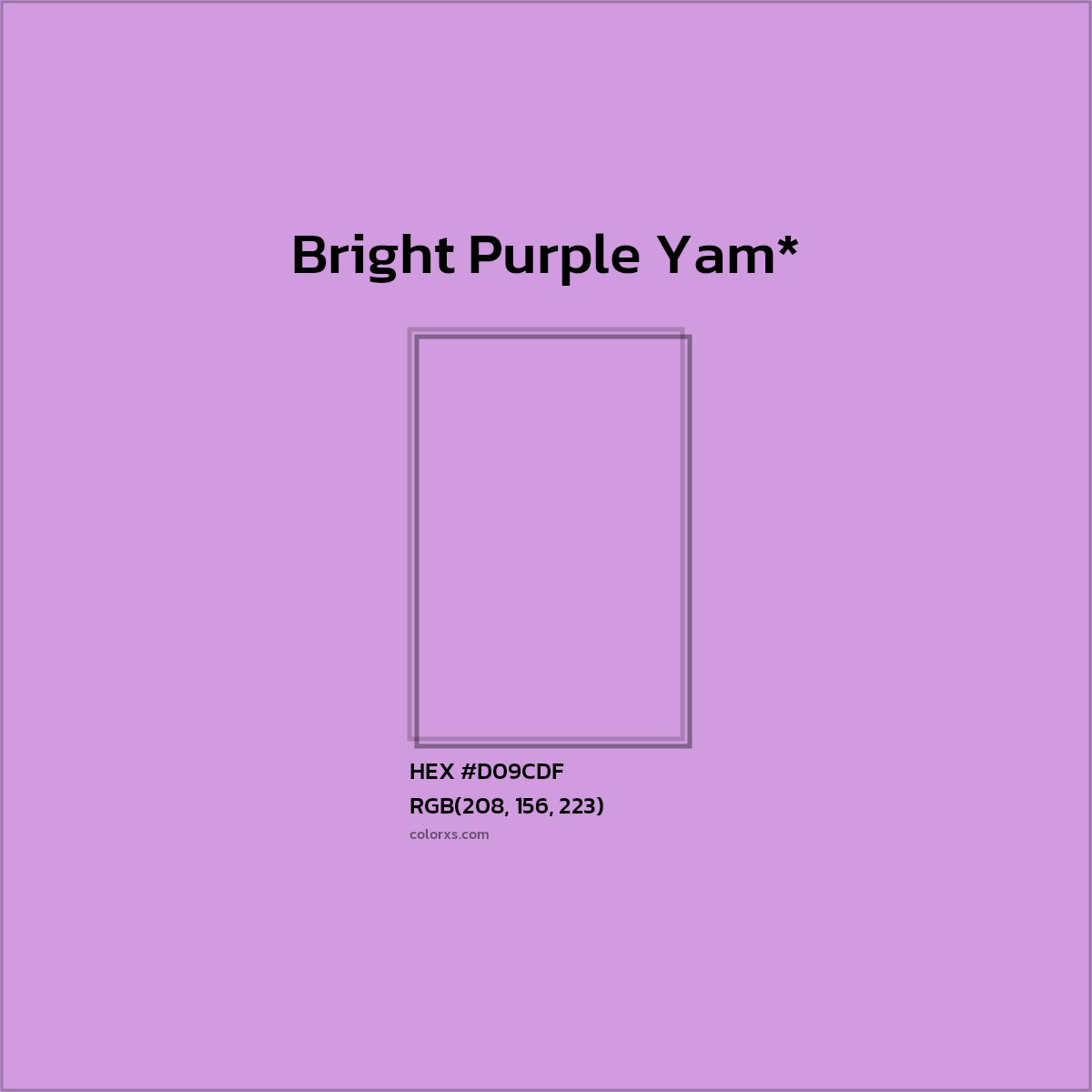 HEX #D09CDF Color Name, Color Code, Palettes, Similar Paints, Images