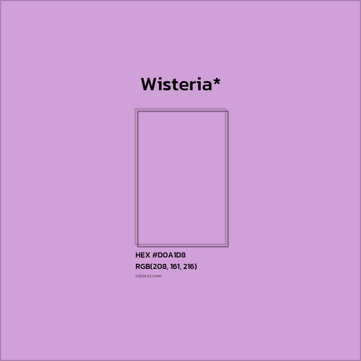 HEX #D0A1D8 Color Name, Color Code, Palettes, Similar Paints, Images
