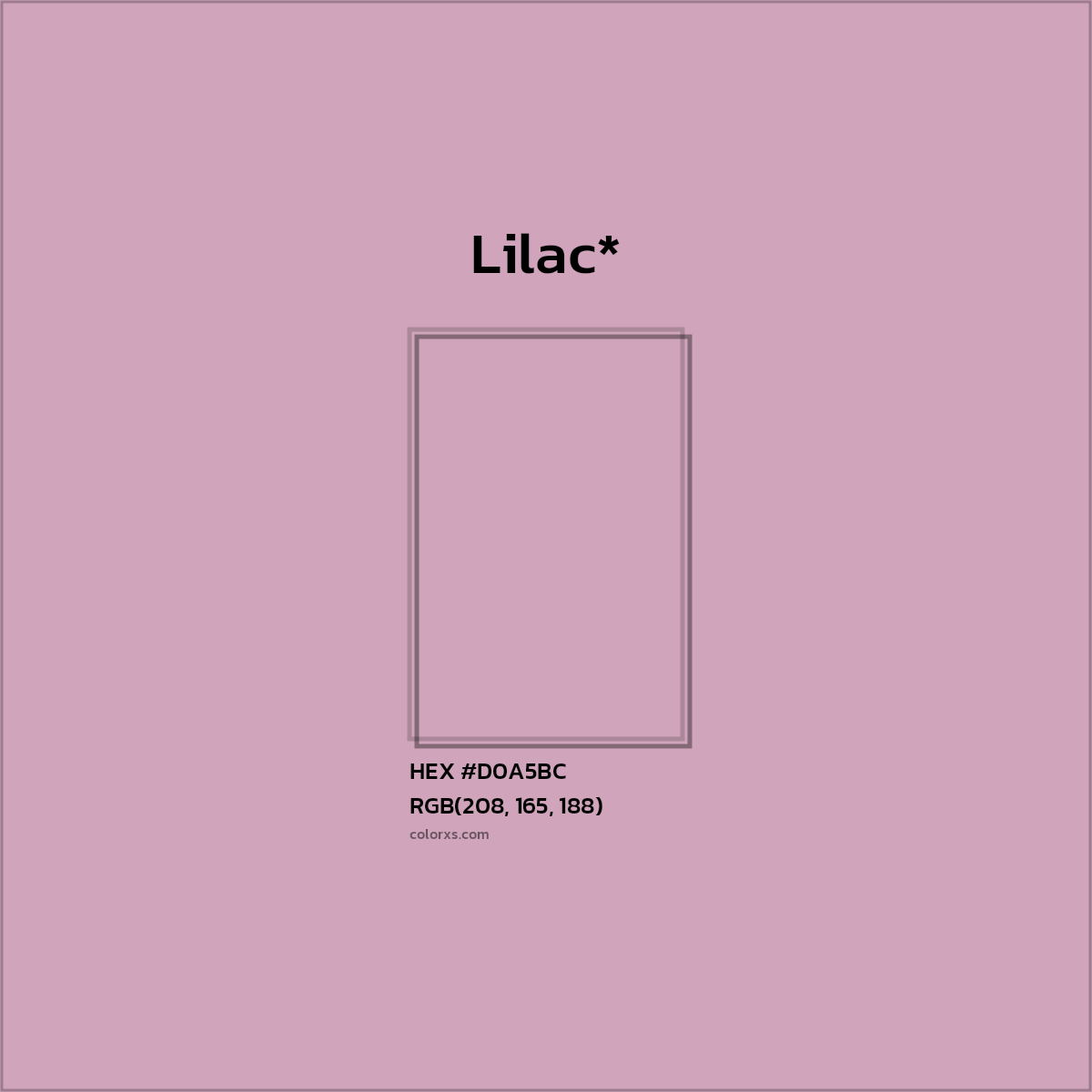 HEX #D0A5BC Color Name, Color Code, Palettes, Similar Paints, Images