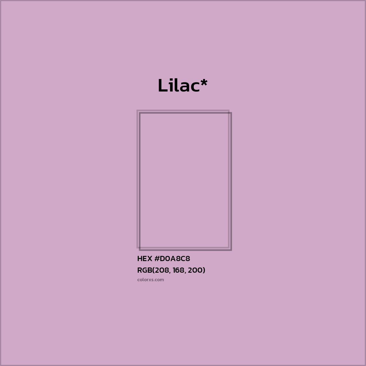 HEX #D0A8C8 Color Name, Color Code, Palettes, Similar Paints, Images