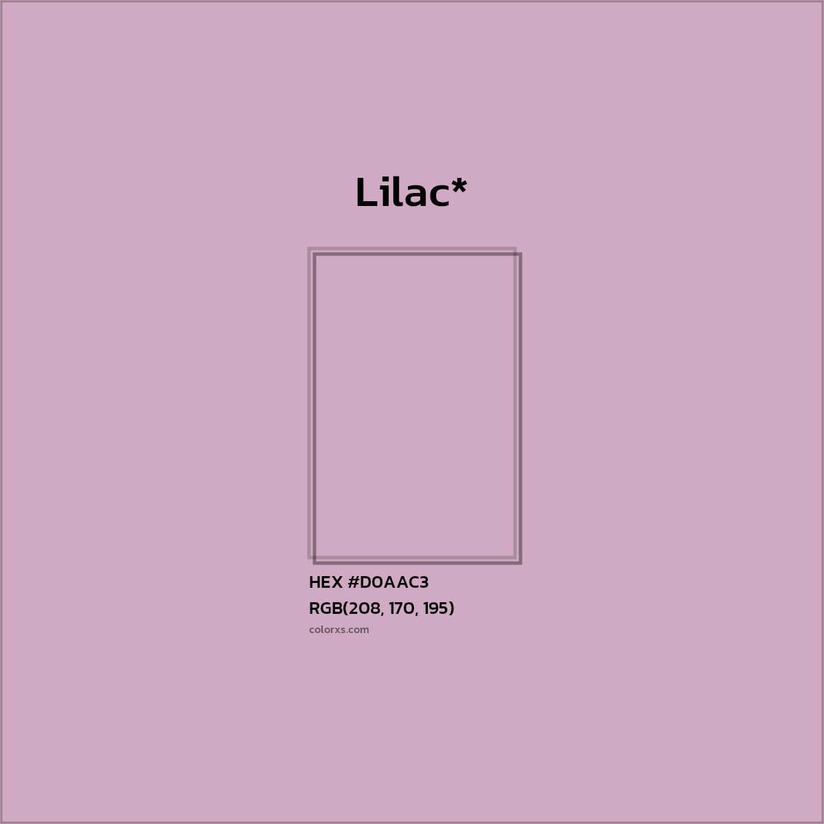 HEX #D0AAC3 Color Name, Color Code, Palettes, Similar Paints, Images