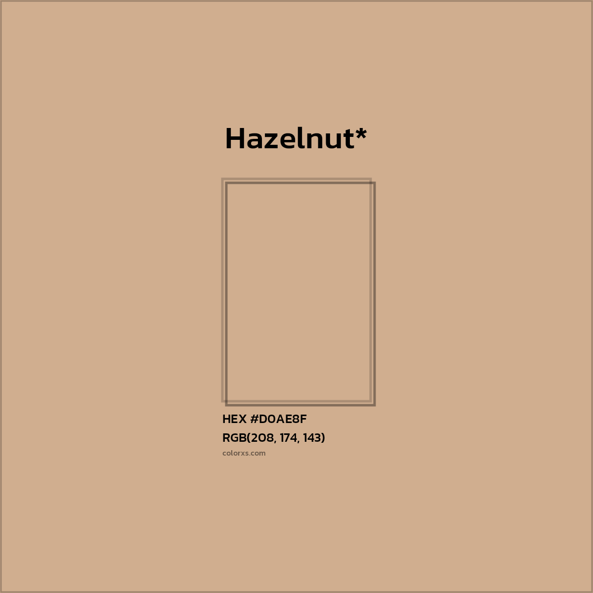 HEX #D0AE8F Color Name, Color Code, Palettes, Similar Paints, Images