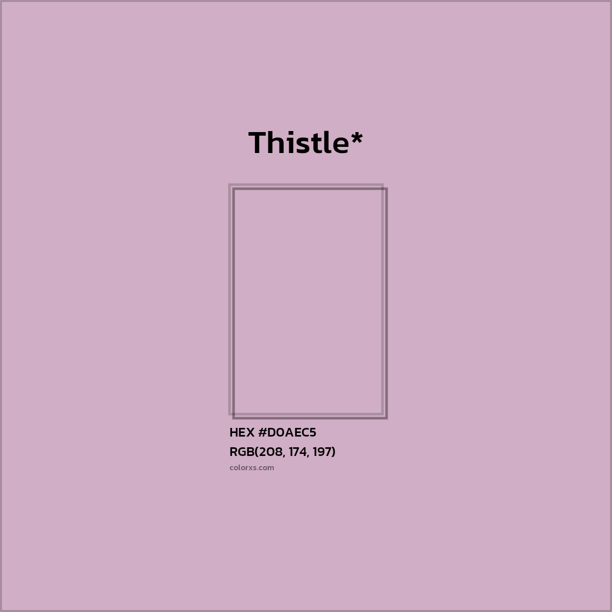 HEX #D0AEC5 Color Name, Color Code, Palettes, Similar Paints, Images