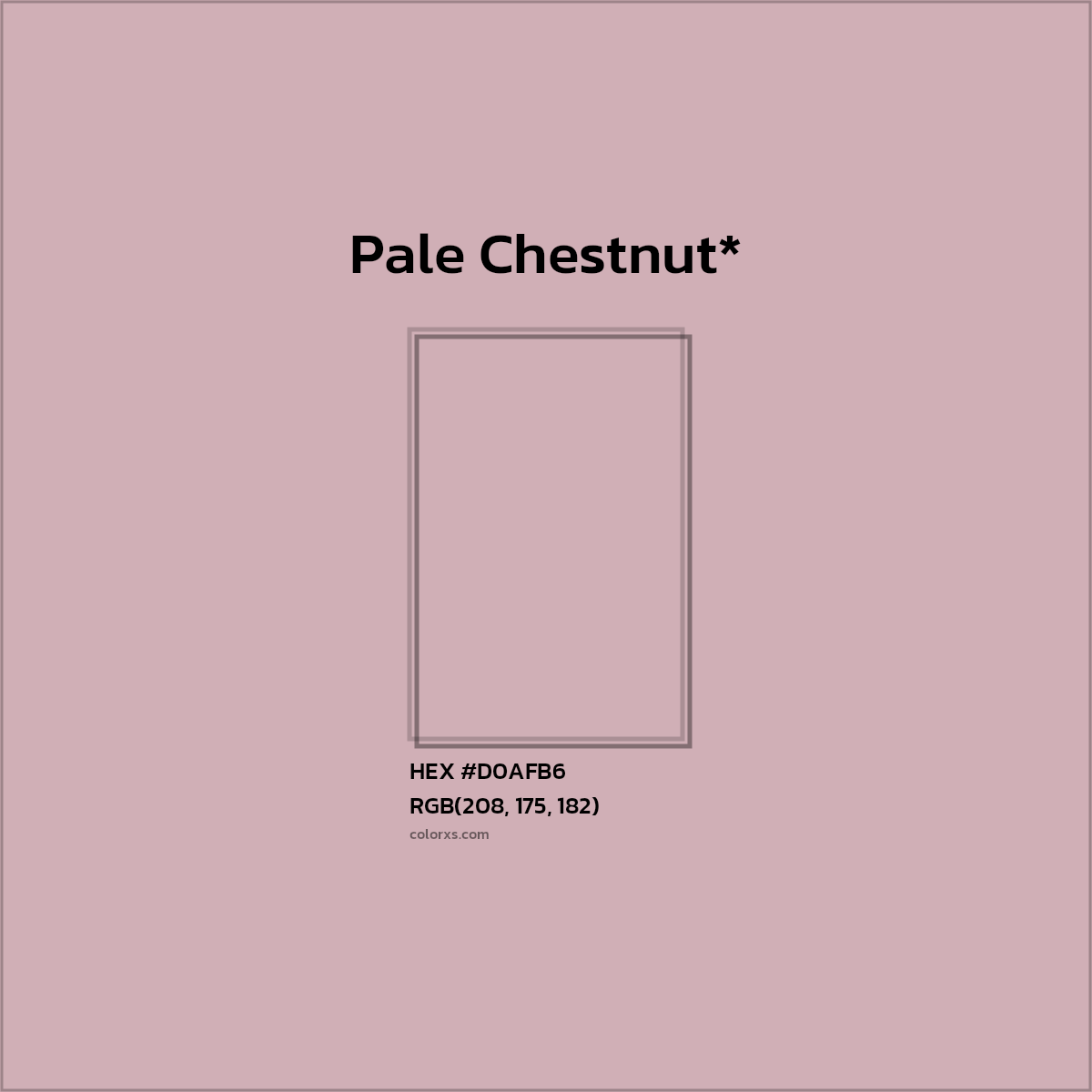 HEX #D0AFB6 Color Name, Color Code, Palettes, Similar Paints, Images