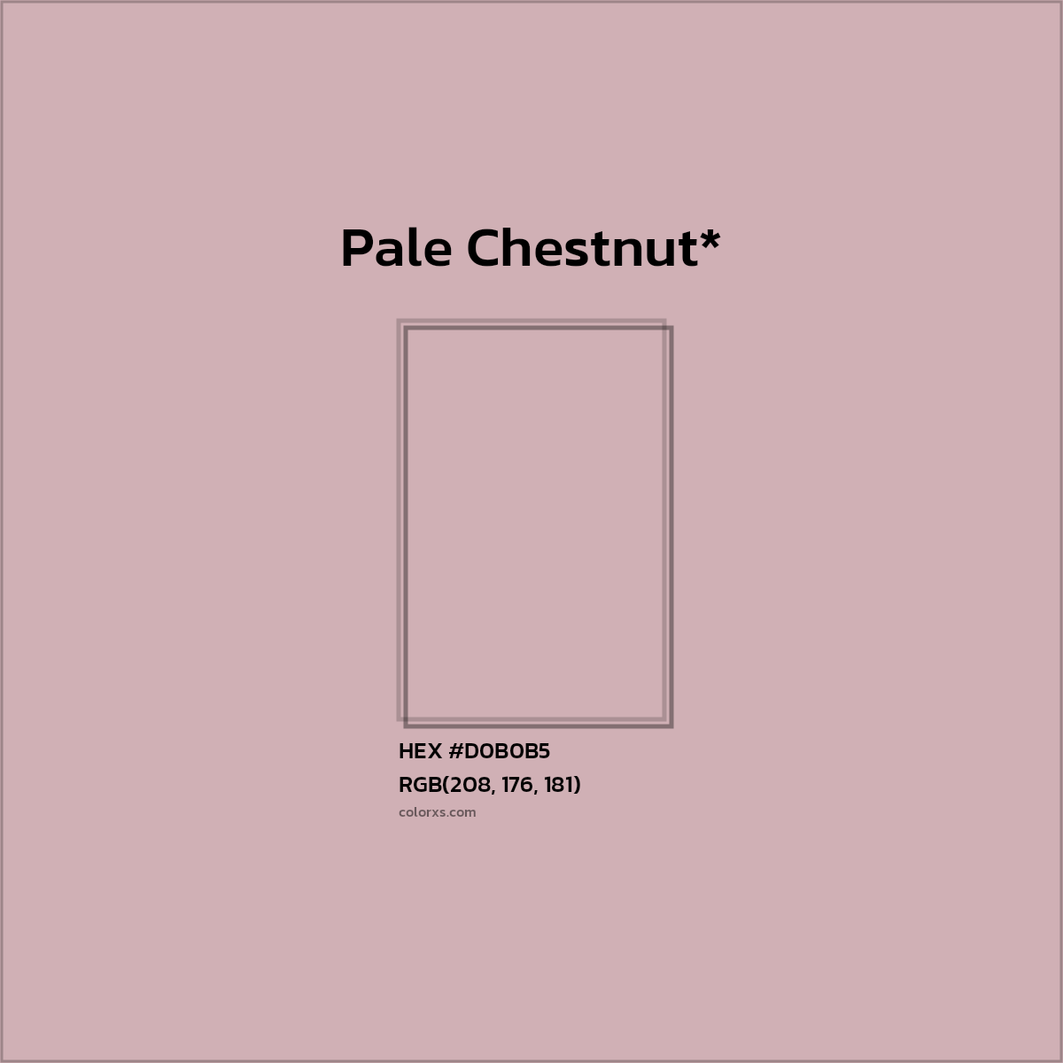HEX #D0B0B5 Color Name, Color Code, Palettes, Similar Paints, Images