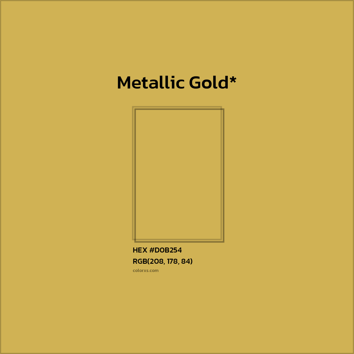 HEX #D0B254 Color Name, Color Code, Palettes, Similar Paints, Images