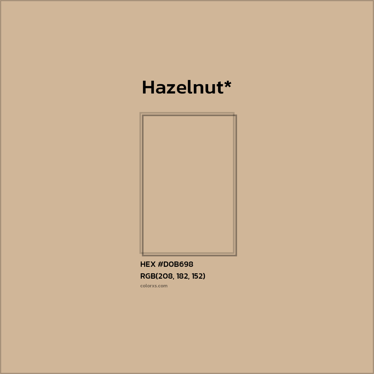 HEX #D0B698 Color Name, Color Code, Palettes, Similar Paints, Images