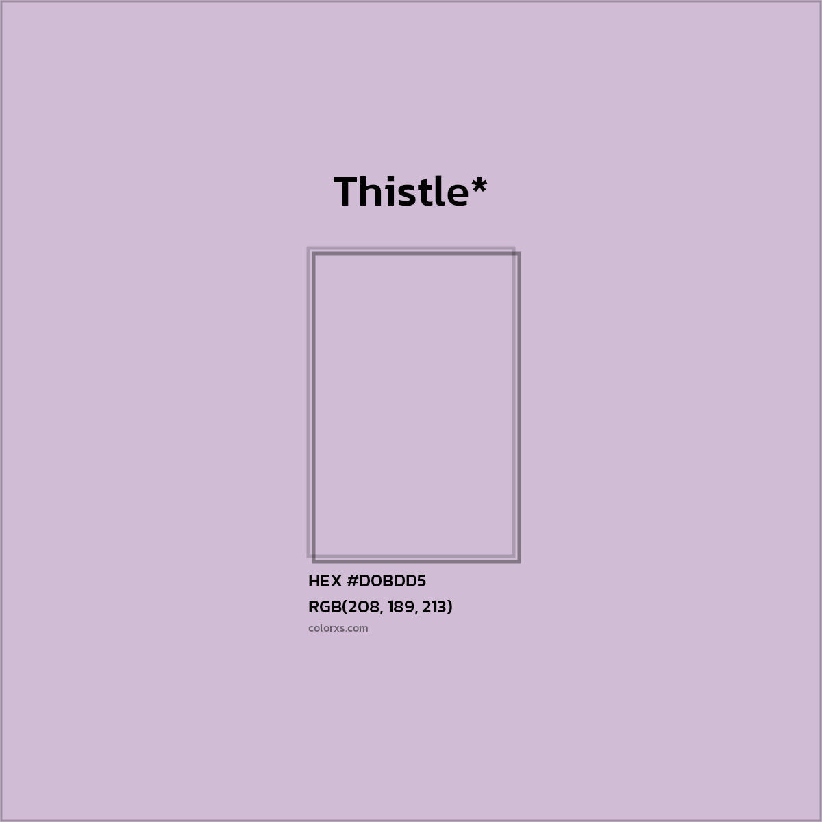 HEX #D0BDD5 Color Name, Color Code, Palettes, Similar Paints, Images