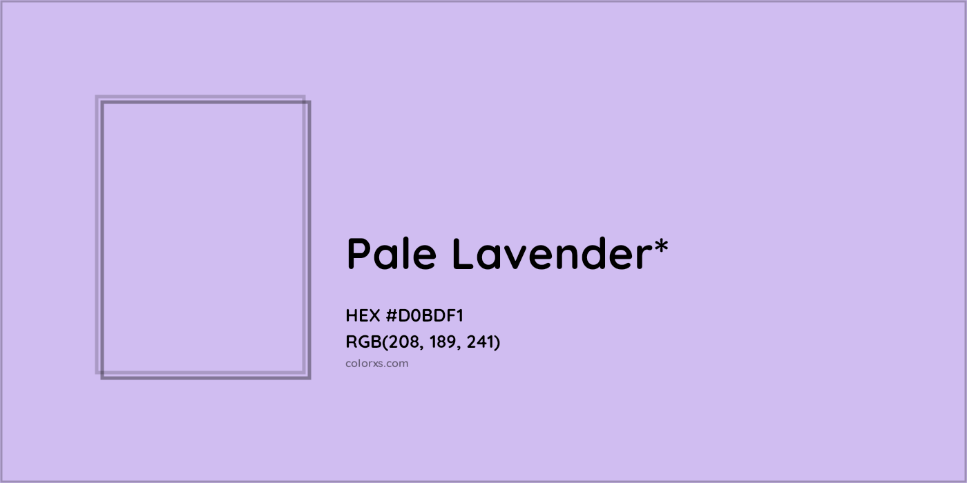 HEX #D0BDF1 Color Name, Color Code, Palettes, Similar Paints, Images