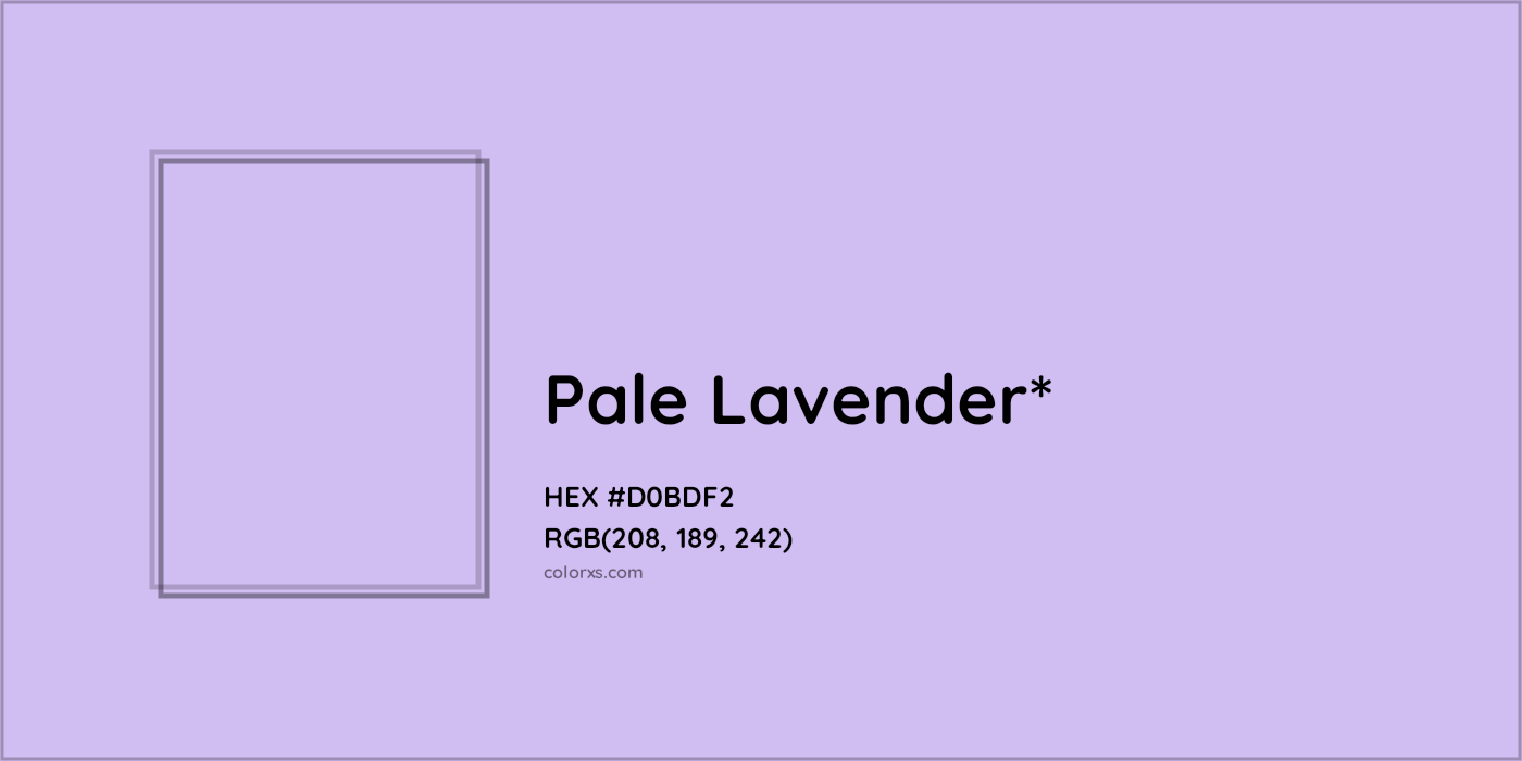 HEX #D0BDF2 Color Name, Color Code, Palettes, Similar Paints, Images