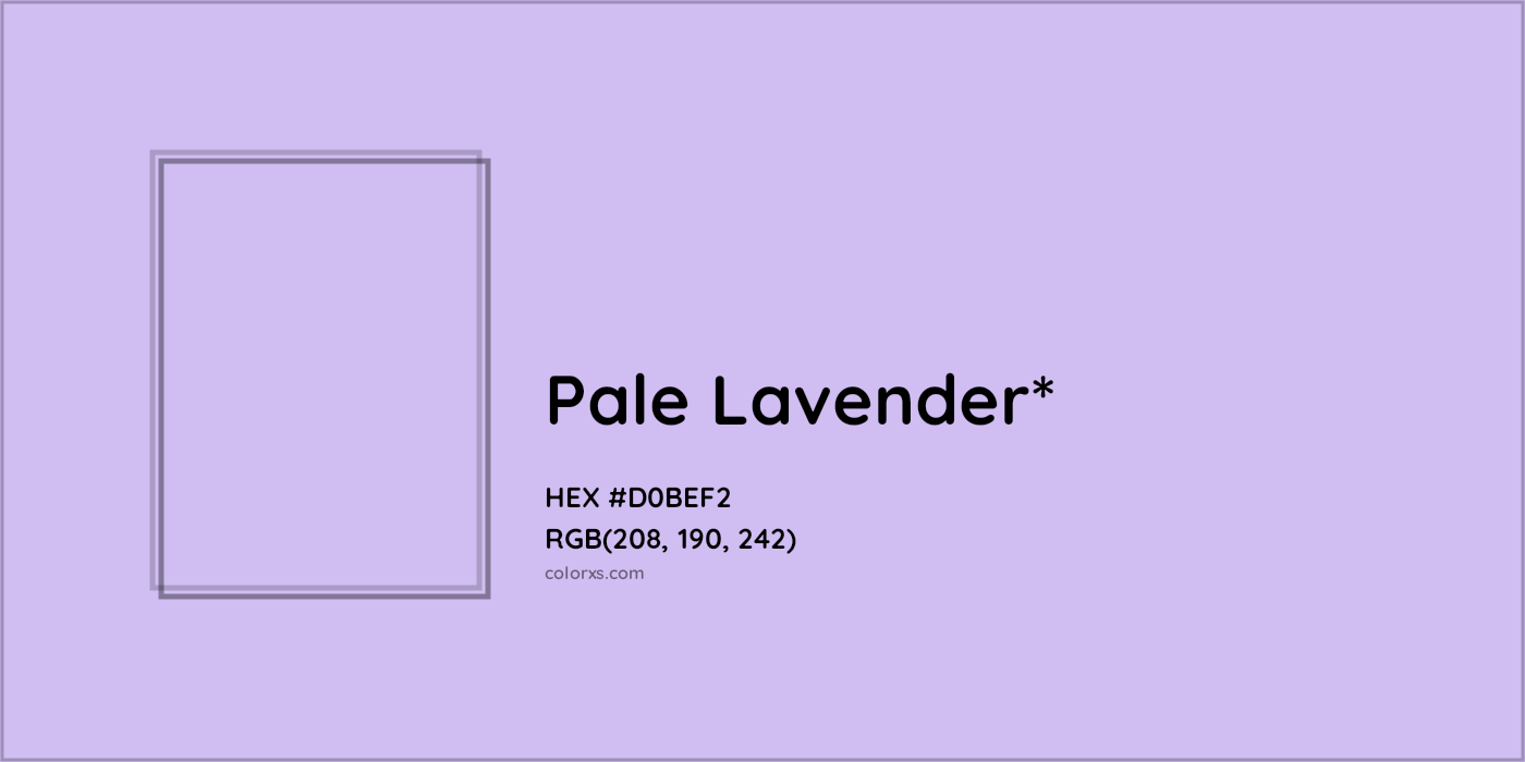 HEX #D0BEF2 Color Name, Color Code, Palettes, Similar Paints, Images