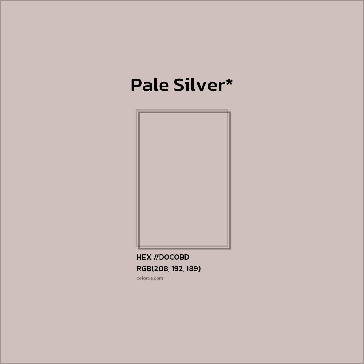 HEX #D0C0BD Color Name, Color Code, Palettes, Similar Paints, Images