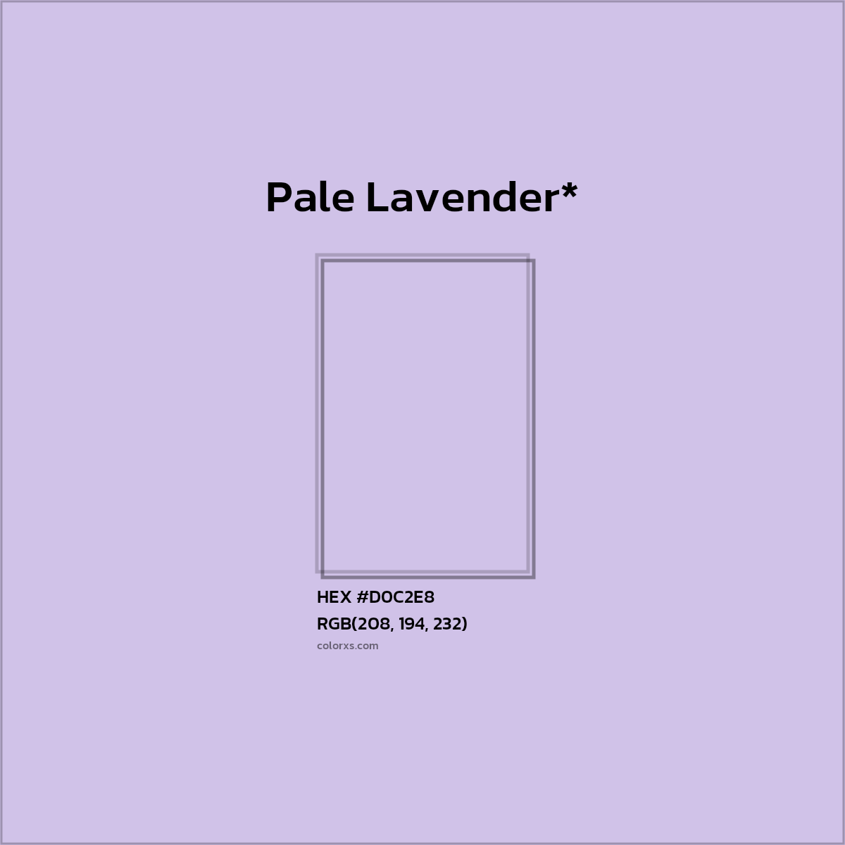 HEX #D0C2E8 Color Name, Color Code, Palettes, Similar Paints, Images