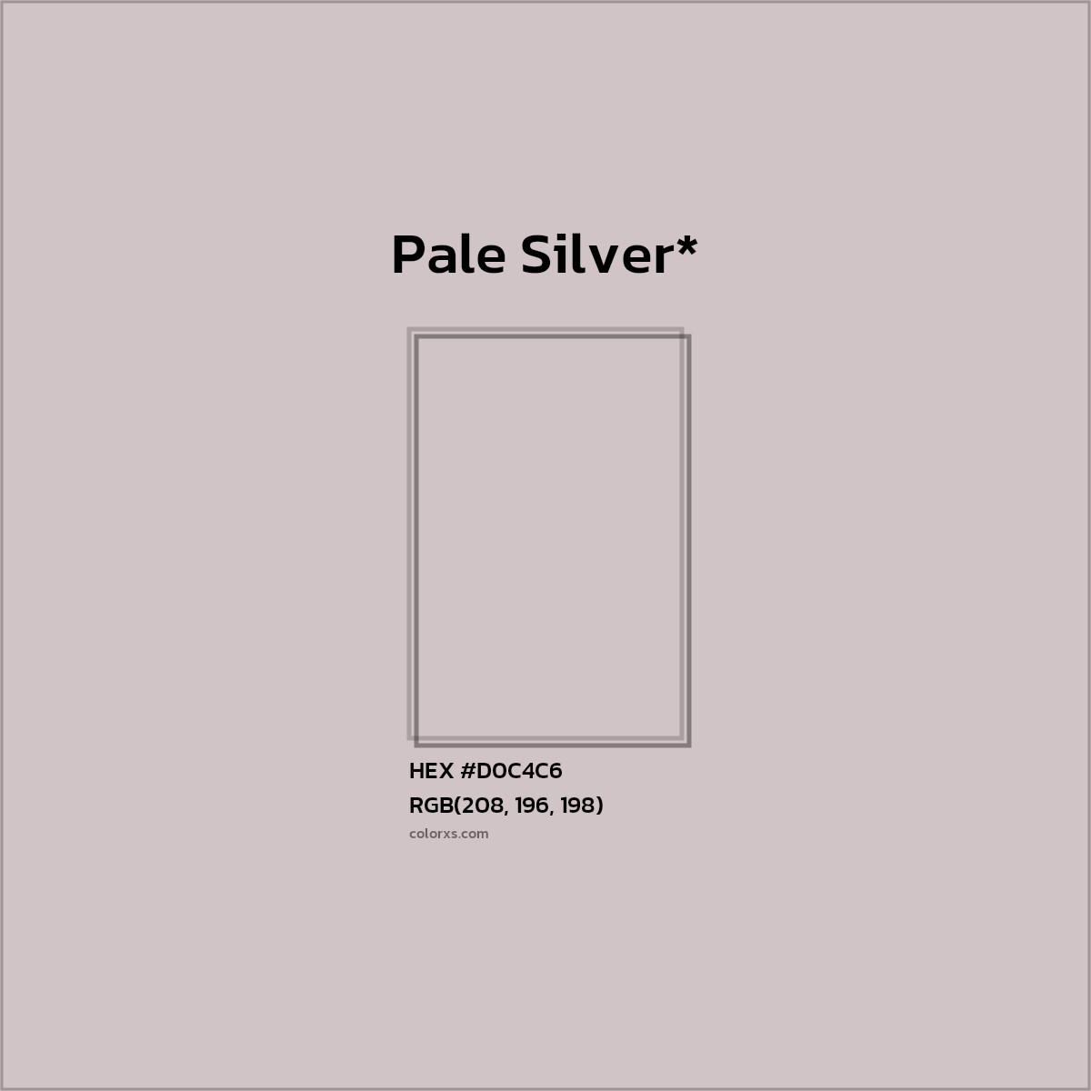 HEX #D0C4C6 Color Name, Color Code, Palettes, Similar Paints, Images