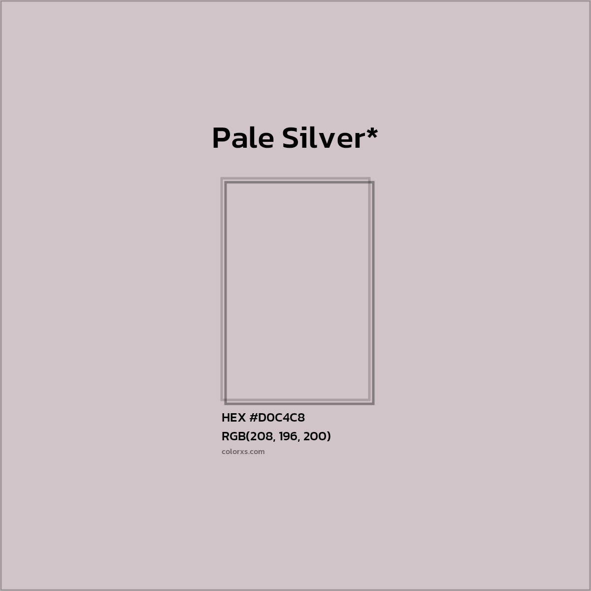 HEX #D0C4C8 Color Name, Color Code, Palettes, Similar Paints, Images