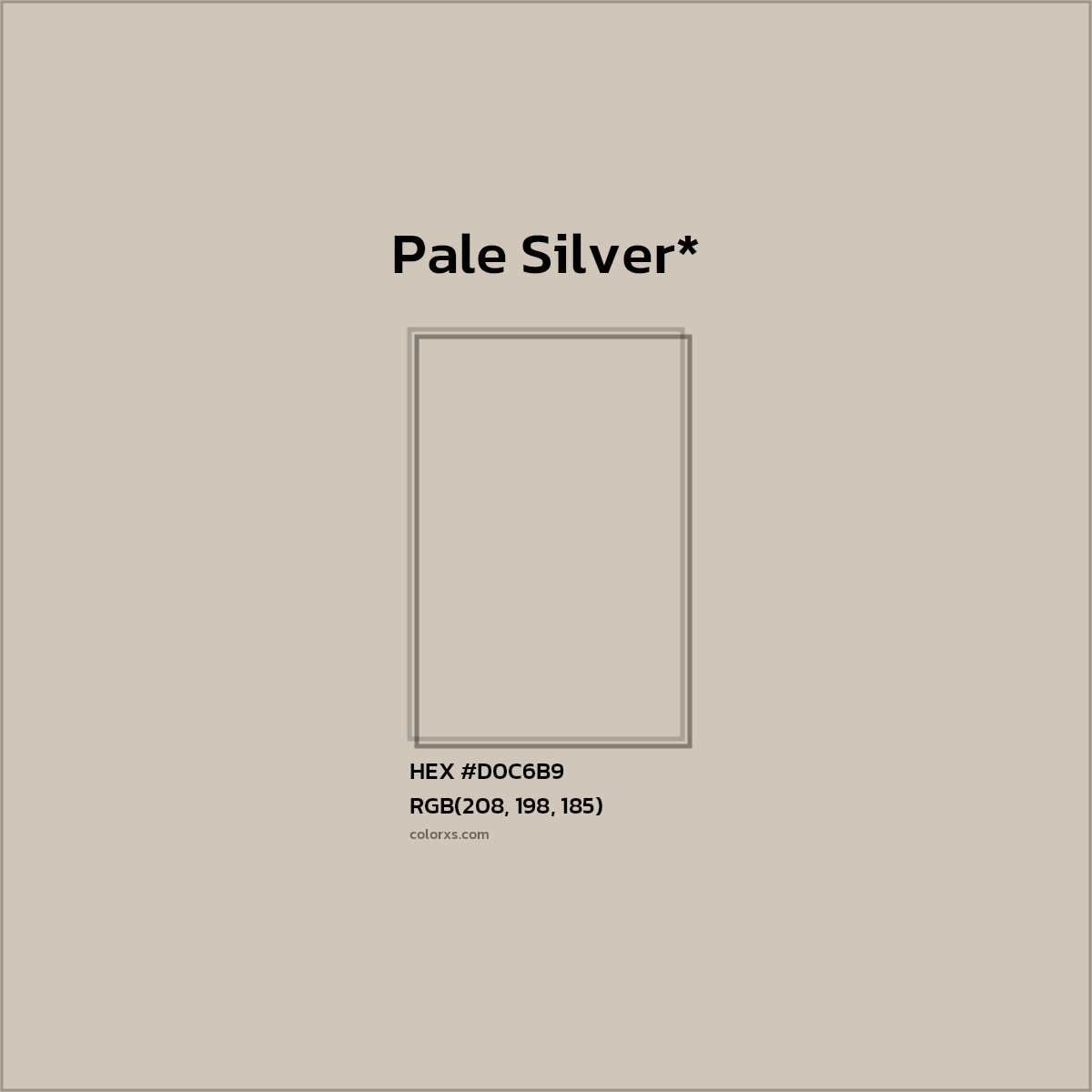 HEX #D0C6B9 Color Name, Color Code, Palettes, Similar Paints, Images