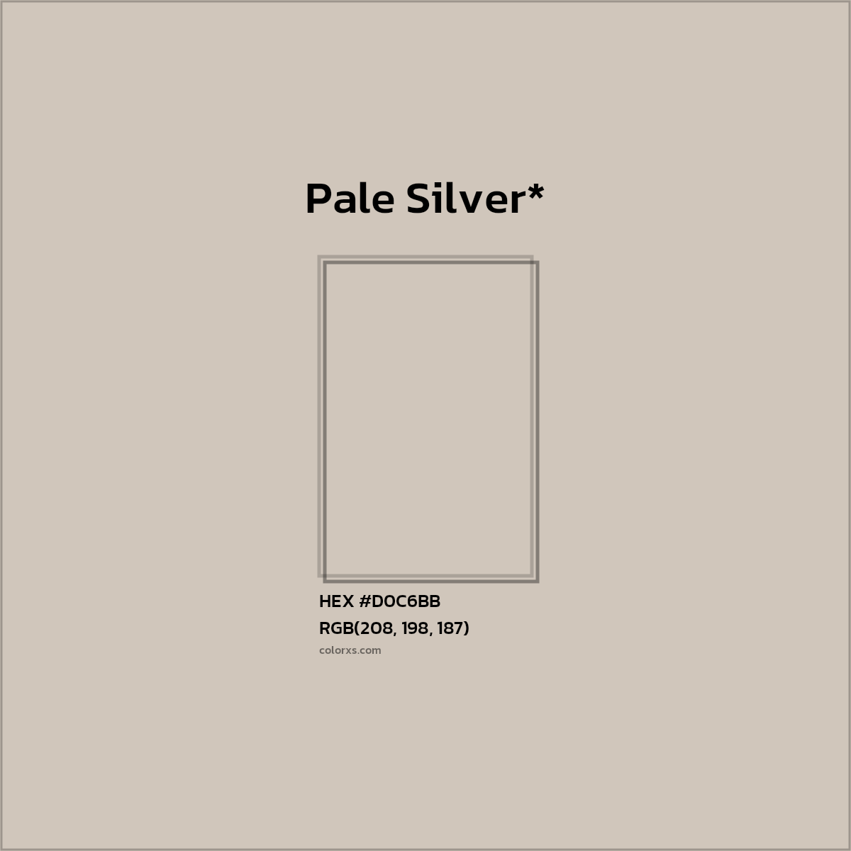 HEX #D0C6BB Color Name, Color Code, Palettes, Similar Paints, Images