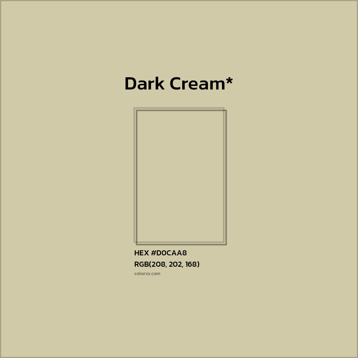 HEX #D0CAA8 Color Name, Color Code, Palettes, Similar Paints, Images