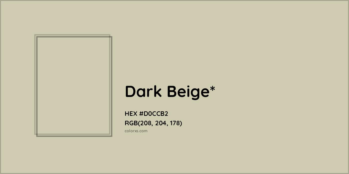 HEX #D0CCB2 Color Name, Color Code, Palettes, Similar Paints, Images