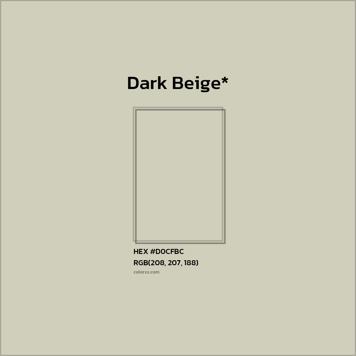 HEX #D0CFBC Color Name, Color Code, Palettes, Similar Paints, Images