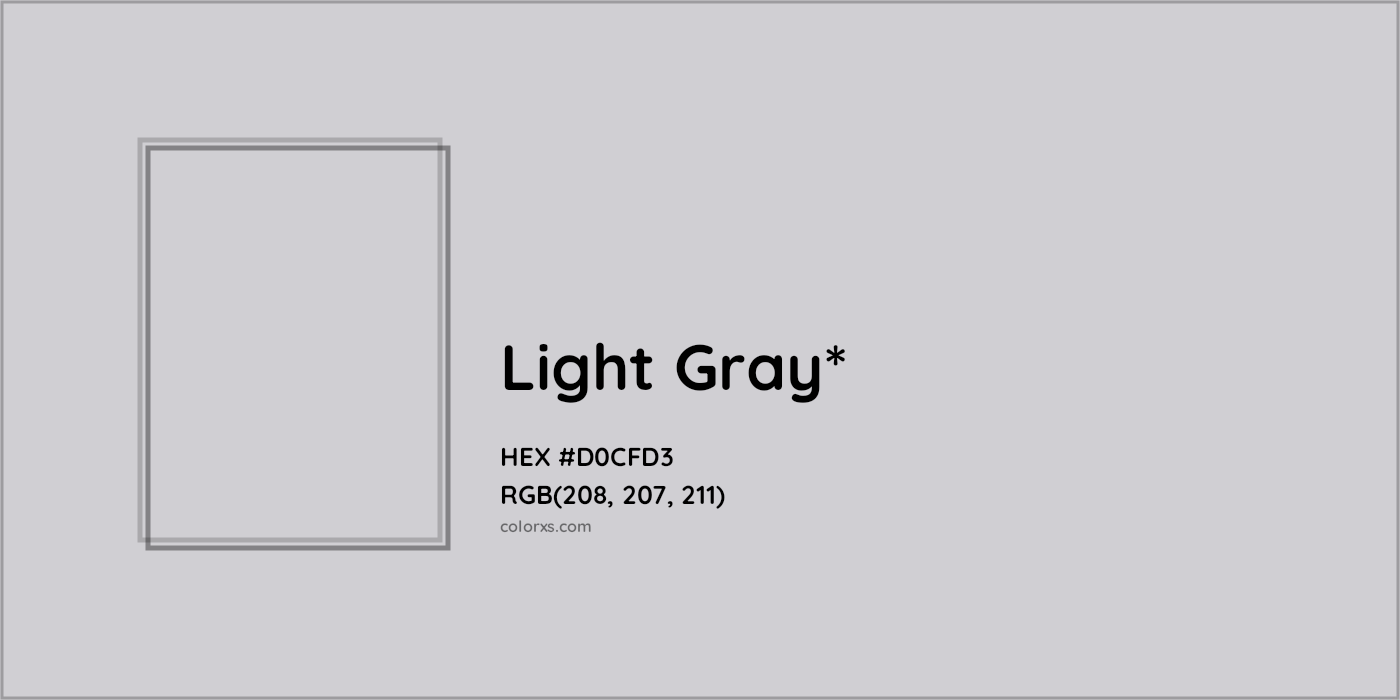 HEX #D0CFD3 Color Name, Color Code, Palettes, Similar Paints, Images