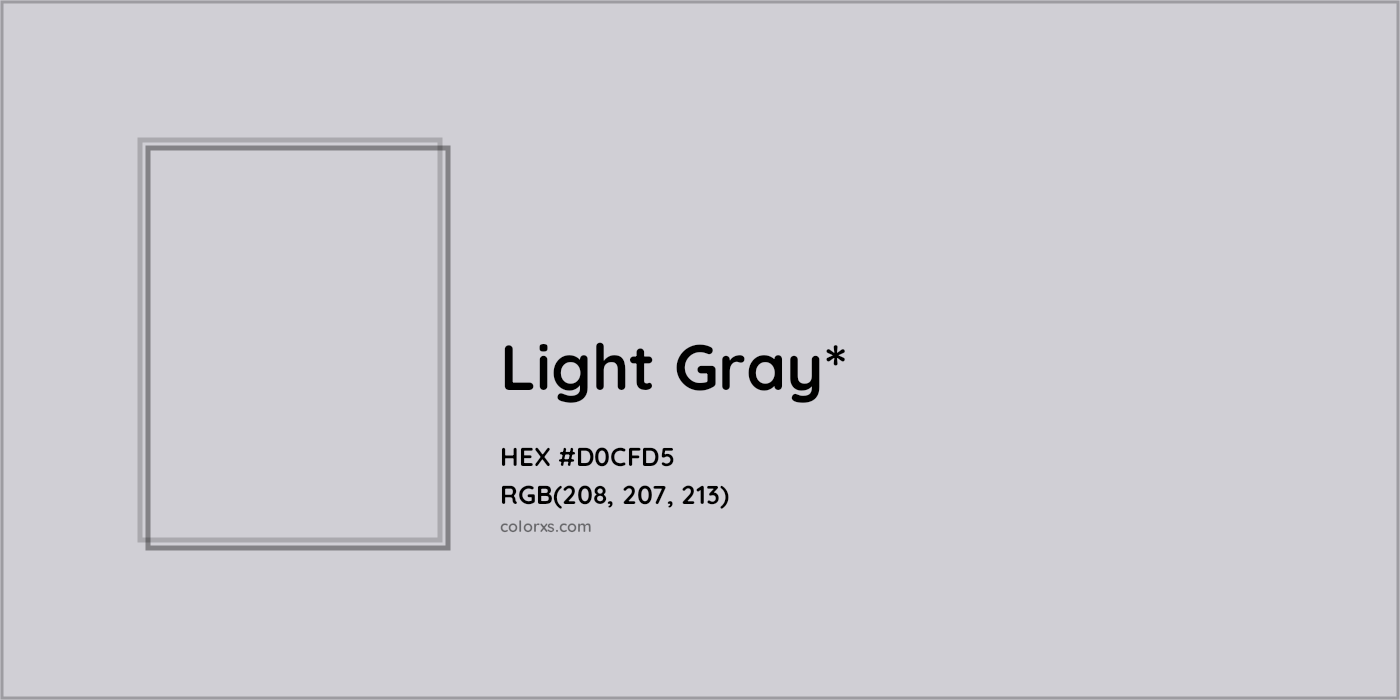 HEX #D0CFD5 Color Name, Color Code, Palettes, Similar Paints, Images