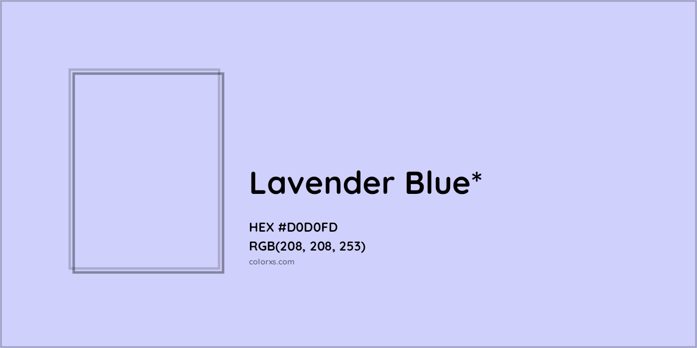 HEX #D0D0FD Color Name, Color Code, Palettes, Similar Paints, Images