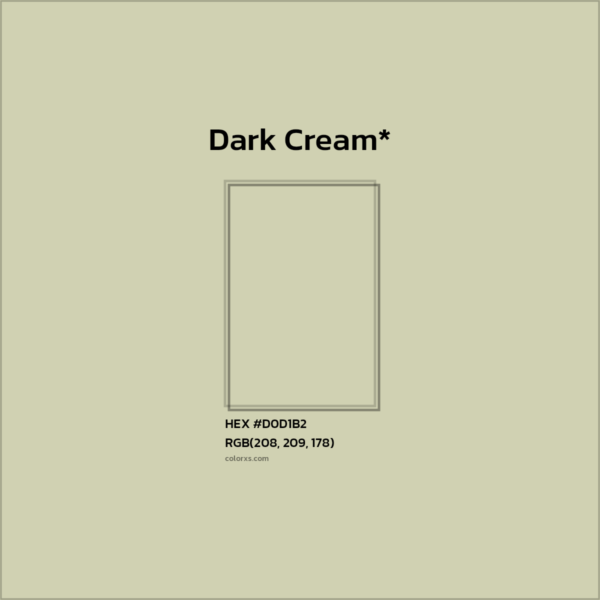 HEX #D0D1B2 Color Name, Color Code, Palettes, Similar Paints, Images