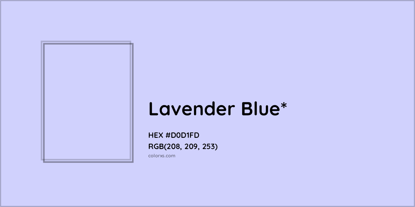 HEX #D0D1FD Color Name, Color Code, Palettes, Similar Paints, Images