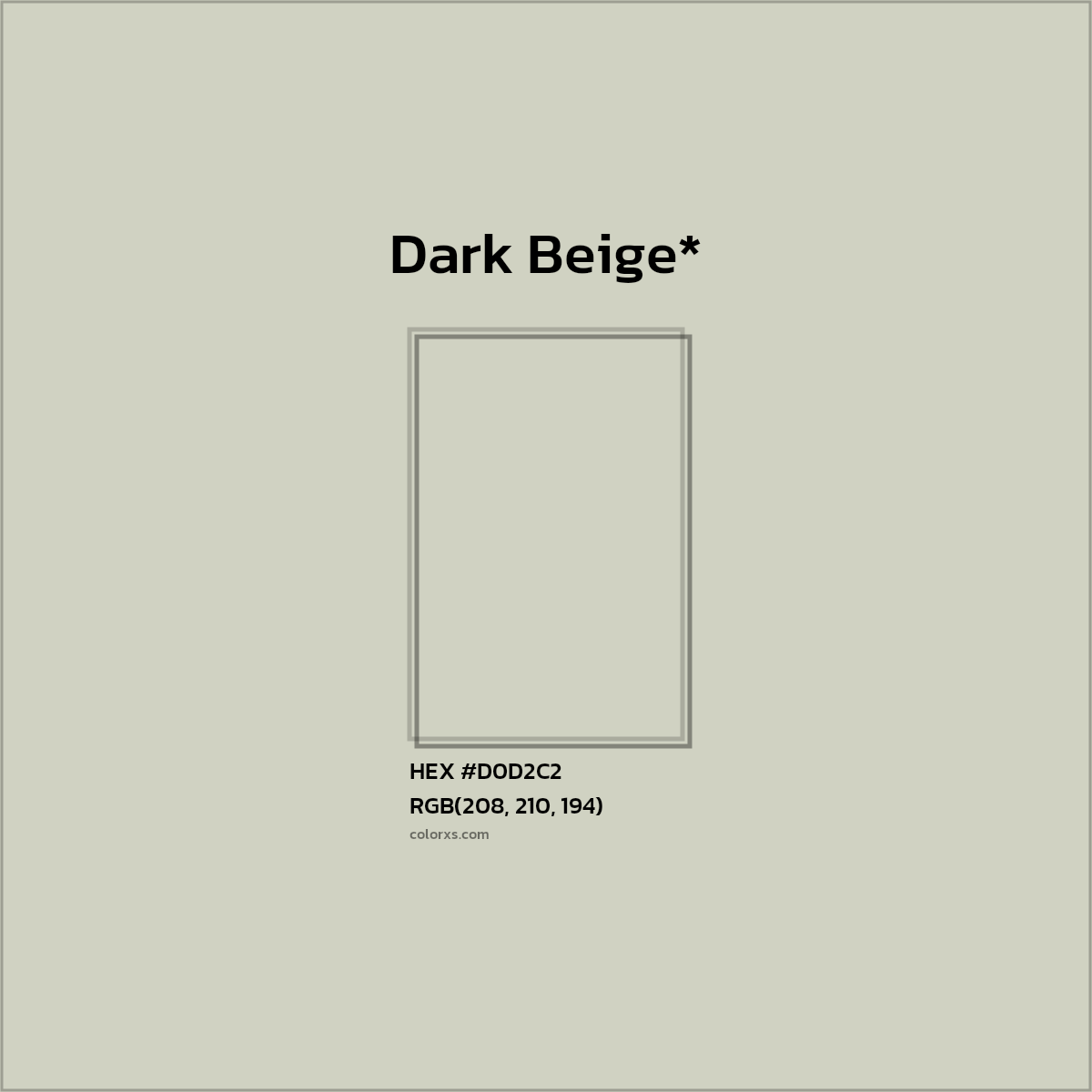 HEX #D0D2C2 Color Name, Color Code, Palettes, Similar Paints, Images