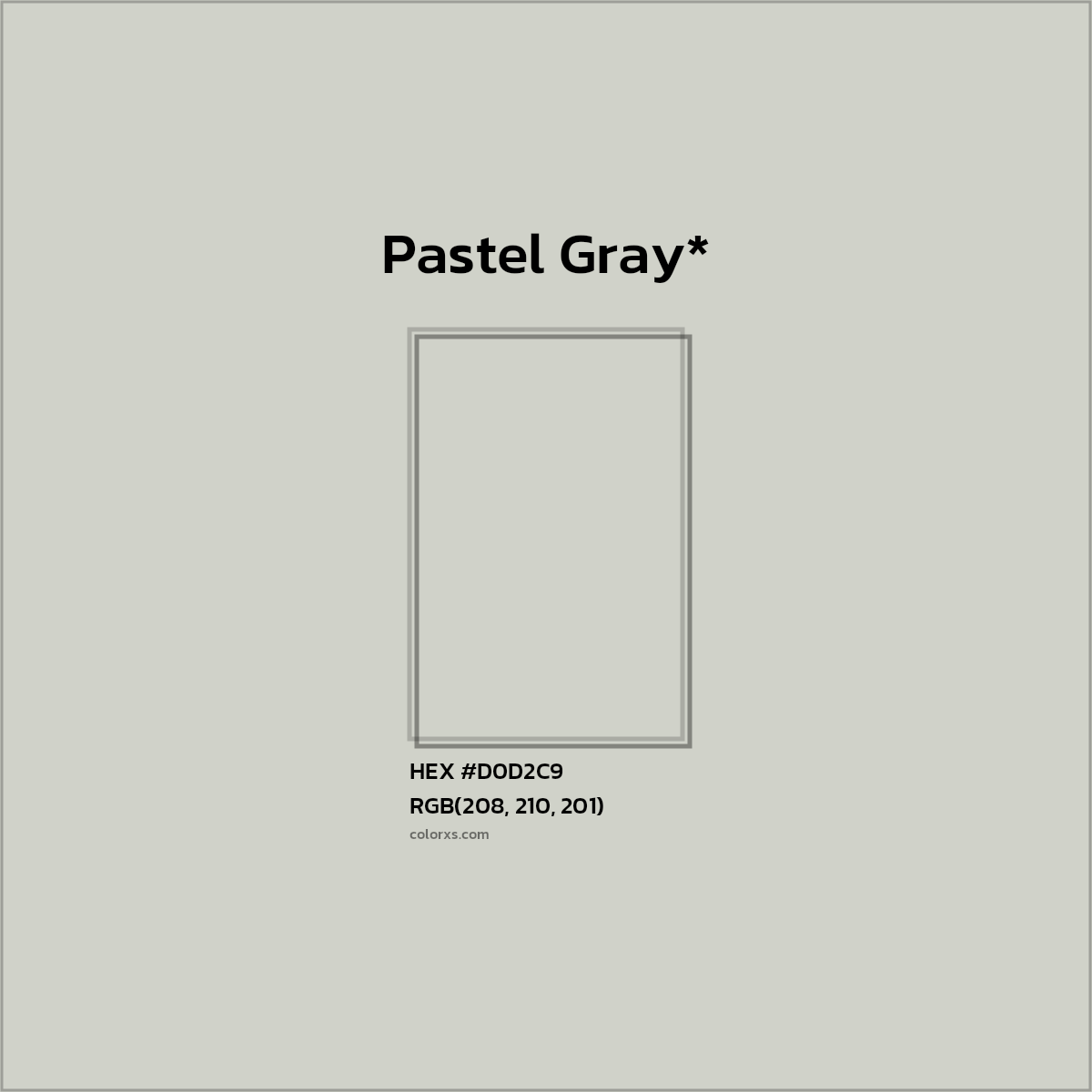 HEX #D0D2C9 Color Name, Color Code, Palettes, Similar Paints, Images