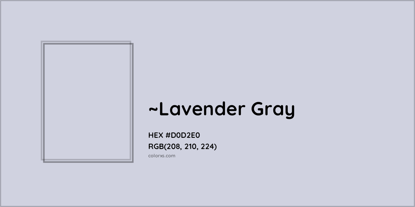 HEX #D0D2E0 Color Name, Color Code, Palettes, Similar Paints, Images