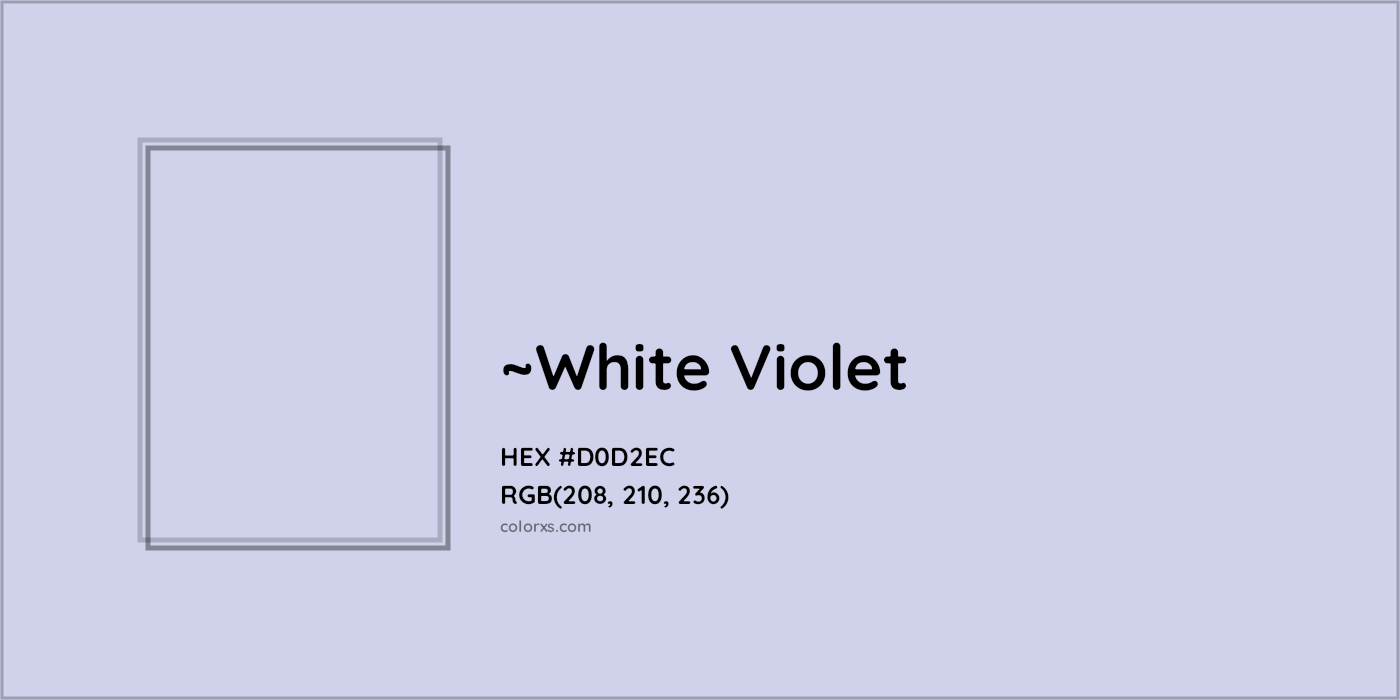 HEX #D0D2EC Color Name, Color Code, Palettes, Similar Paints, Images