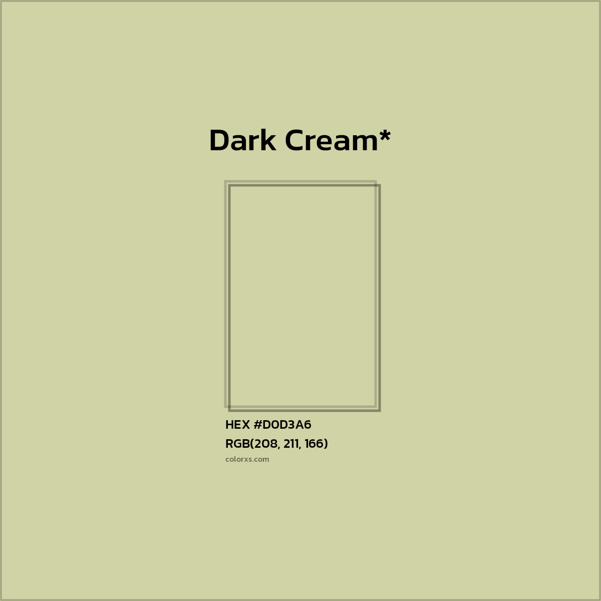 HEX #D0D3A6 Color Name, Color Code, Palettes, Similar Paints, Images