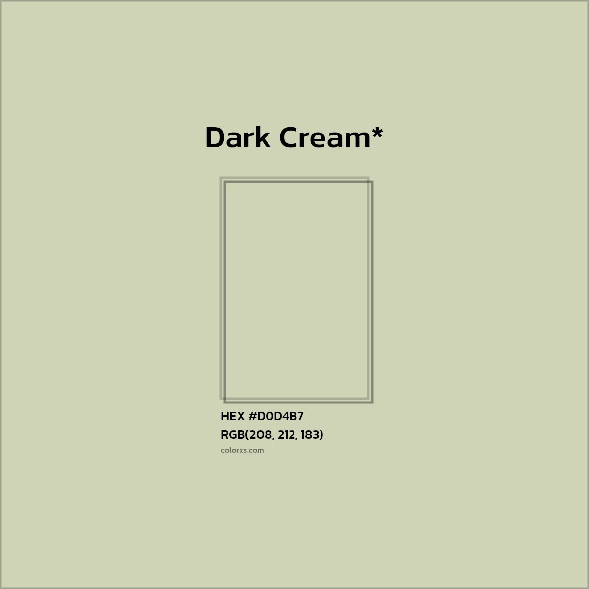 HEX #D0D4B7 Color Name, Color Code, Palettes, Similar Paints, Images