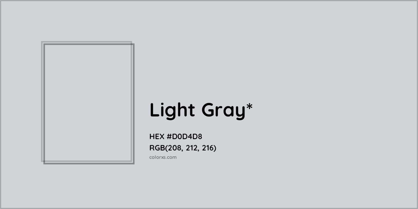HEX #D0D4D8 Color Name, Color Code, Palettes, Similar Paints, Images