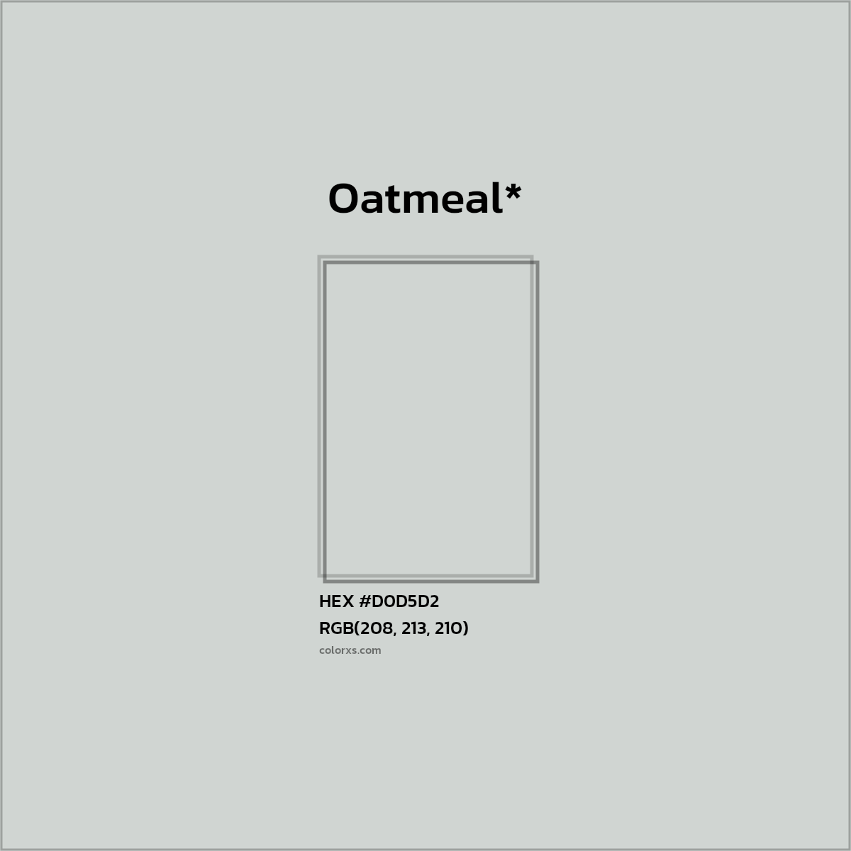 HEX #D0D5D2 Color Name, Color Code, Palettes, Similar Paints, Images