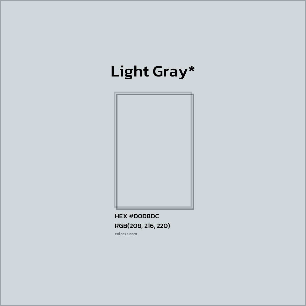HEX #D0D8DC Color Name, Color Code, Palettes, Similar Paints, Images