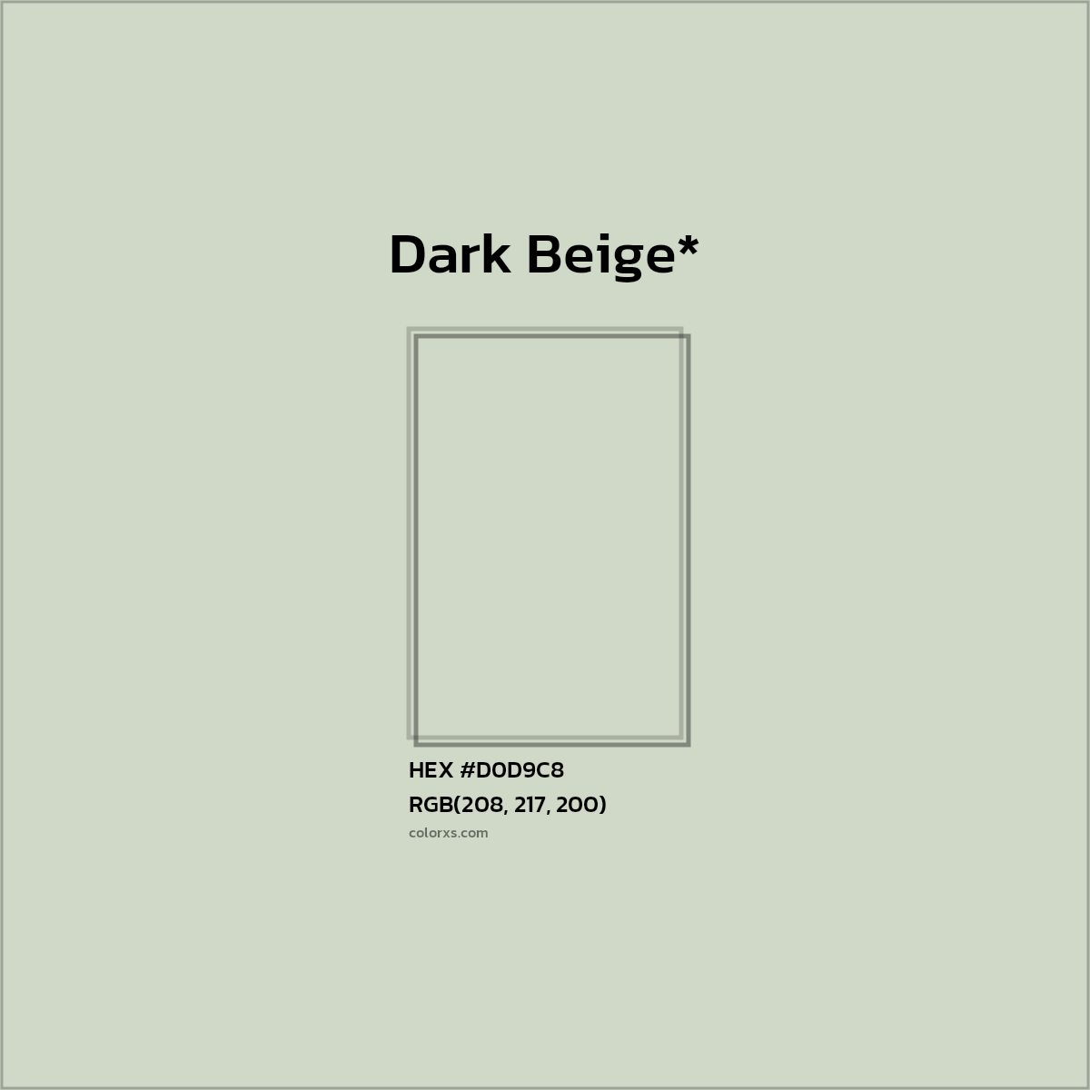 HEX #D0D9C8 Color Name, Color Code, Palettes, Similar Paints, Images