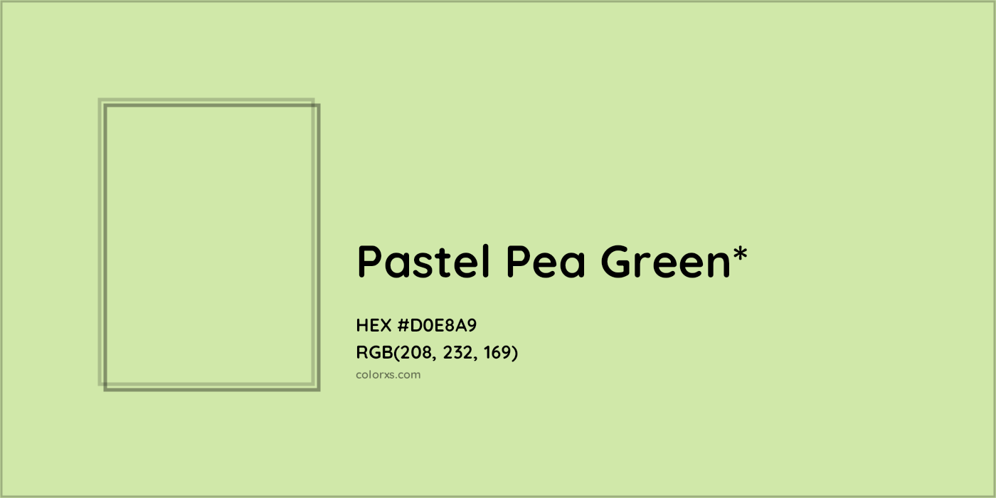 HEX #D0E8A9 Color Name, Color Code, Palettes, Similar Paints, Images