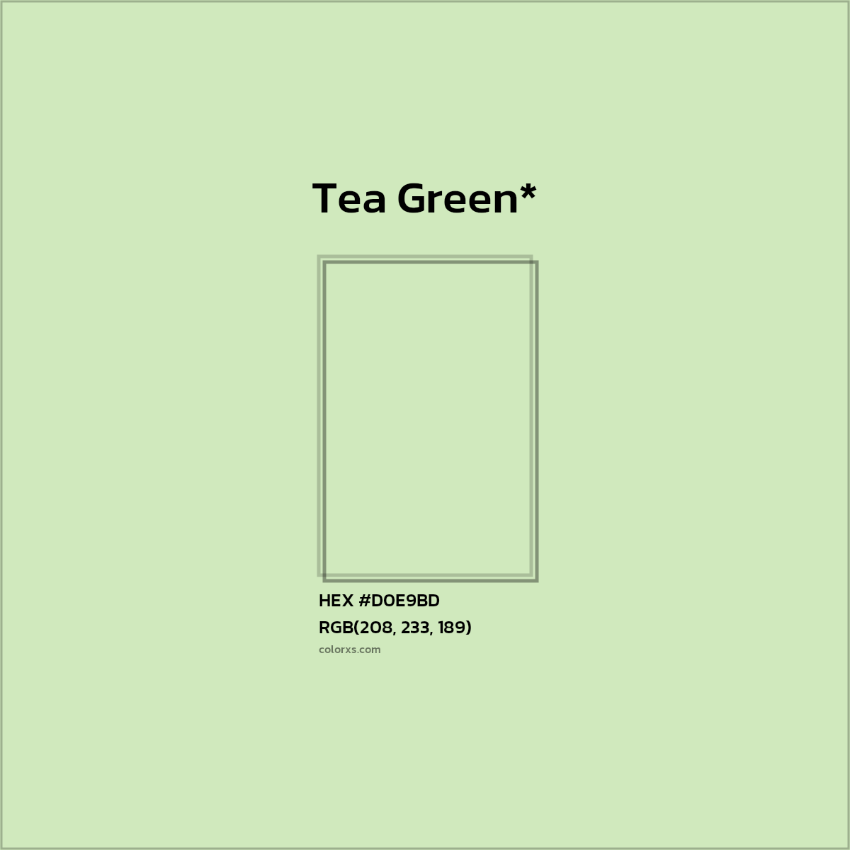 HEX #D0E9BD Color Name, Color Code, Palettes, Similar Paints, Images