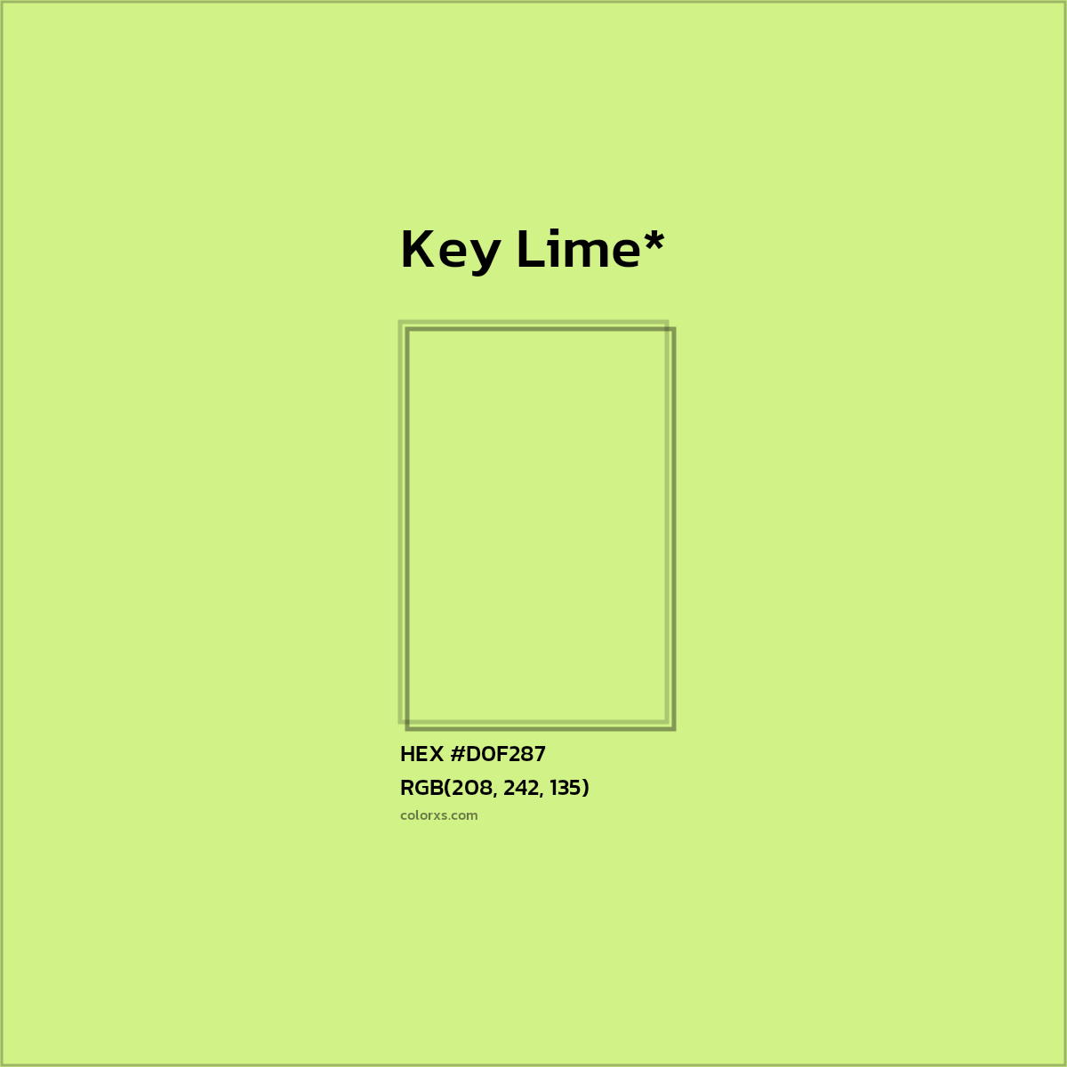 HEX #D0F287 Color Name, Color Code, Palettes, Similar Paints, Images