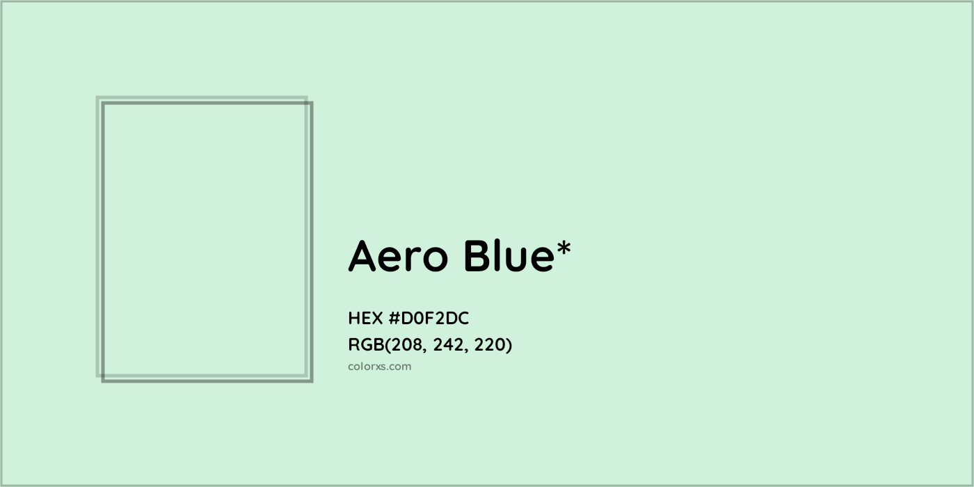 HEX #D0F2DC Color Name, Color Code, Palettes, Similar Paints, Images