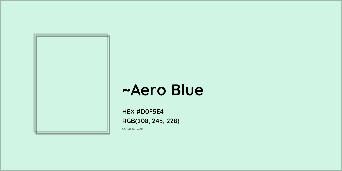 HEX #D0F5E4 Color Name, Color Code, Palettes, Similar Paints, Images
