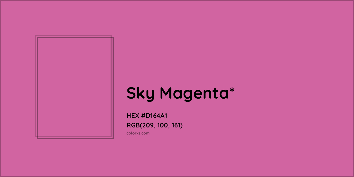HEX #D164A1 Color Name, Color Code, Palettes, Similar Paints, Images