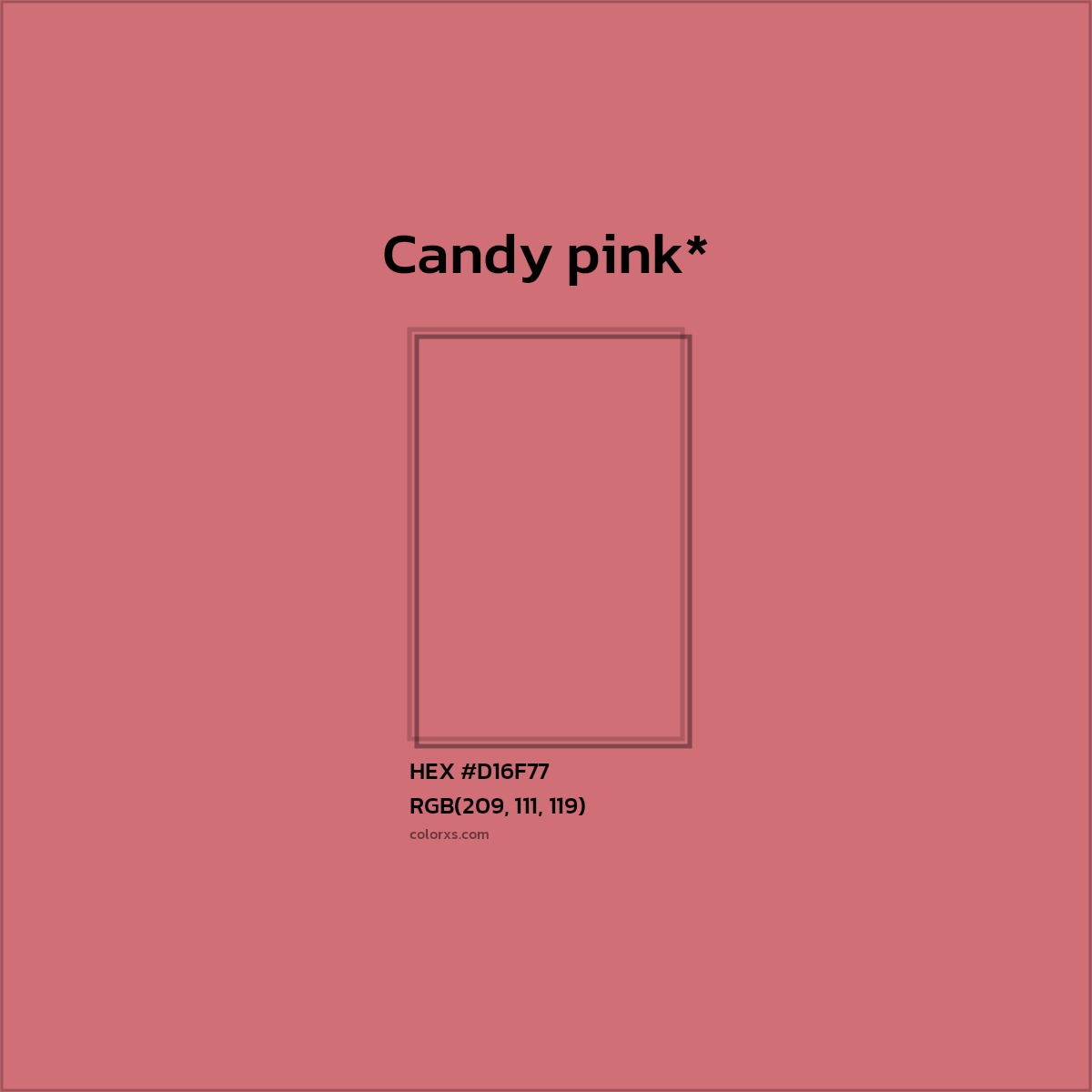 HEX #D16F77 Color Name, Color Code, Palettes, Similar Paints, Images