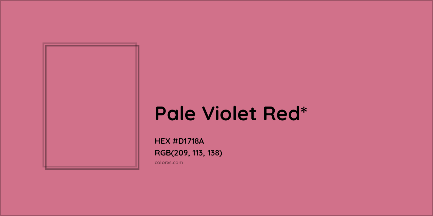 HEX #D1718A Color Name, Color Code, Palettes, Similar Paints, Images