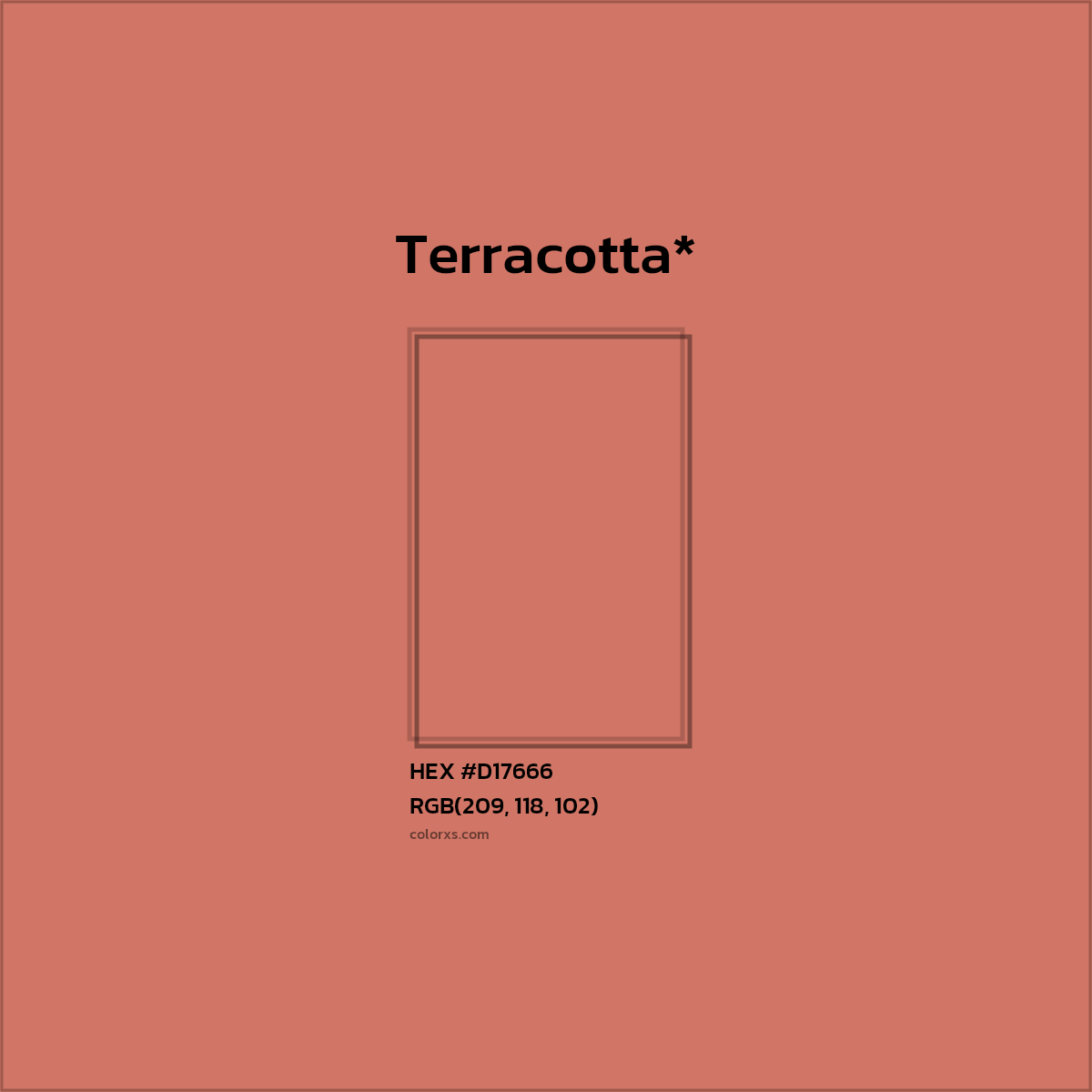 HEX #D17666 Color Name, Color Code, Palettes, Similar Paints, Images